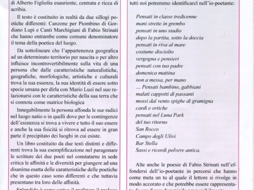 Fonte: Le Muse (Reggio Calabria).Dagli Appennini al Tirreno G. Lupi – F. Strinati, recensione di R. Piazza