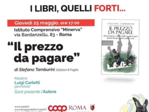Il Maggio dei Libri. Il Foglio Letterario Edizioni anche a Roma, con Stefano Tamburini e Luigi Carletti.