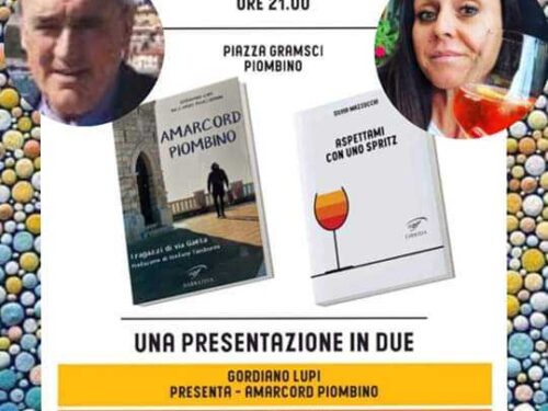 Una presentazione in due. G. Lupi e S. Mazzocchi. Domenica 20 Agosto ore 21, a Piombino in Piazza Gramsci.