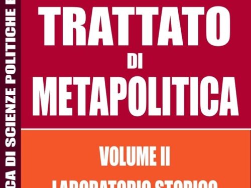 In preparazione.Carlo Gambescia, Trattato di metapolitica, 2 voll. Edizioni il Foglio.