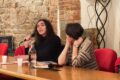 Beatrice Bargiacchi "Filastrocche mostruose per stomaci forti”. Sabato 21 febbraio, l'autrice ha dialogato con Marta Ferri della biblioteca Mariotti. Il Foglio Letterario Edizioni.